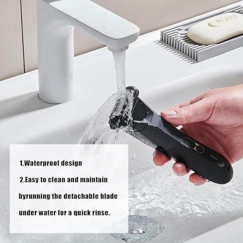 Sodaer Replacement Foil Blade Compatible with MANSCAPED The Lawn Mower 5.0 Ultra Hair Trimmer,Stainless Steel Groin Hair Foil Shaver Head for Close Body Hair Grooming,2 Pack - Image 3