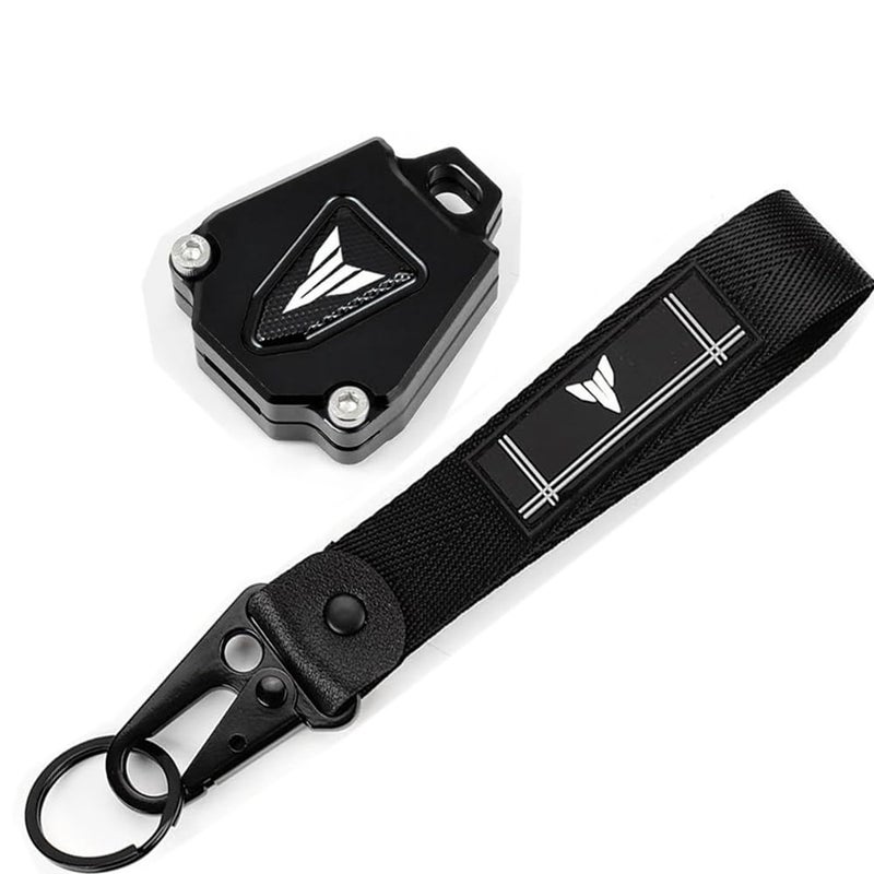 MOWOK For YAMAHA MT07 MT09 MT03 MT 07 09 03 20132021 2022 2023 2024 Motorcycle Accessories Keyring Key Case Cover Keychain 1 setBlack