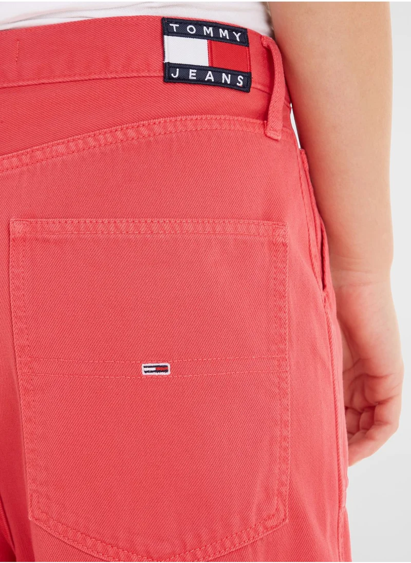 TOMMY JEANS Pocket Detail High Waist Pants