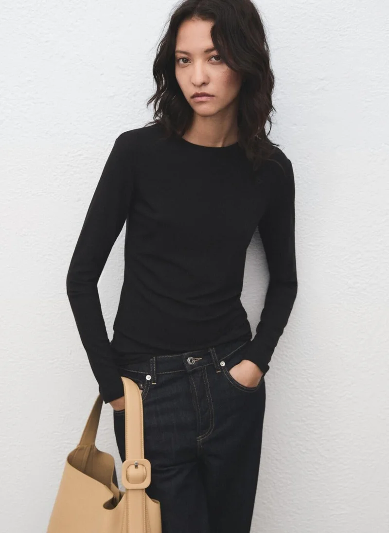 Mango  Long sleeve T-shirt for Women | Best Price UAE