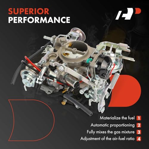 A-Premium 2 Barrel Carburetor Compatible with Toyota Corolla 1995-2001, Tercel 1990-1994, Replace# 2110011850, Electric Choke - Image 5