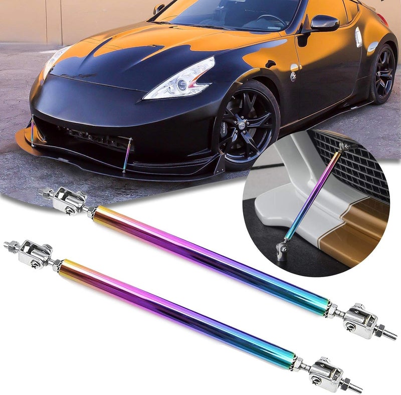 Xotic Tech Adjustable Front Bumper Lip Splitter Strut Rods - Image 1