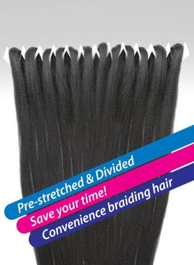 Janet Collection MULTI-PACK DEAL 3PACK! Janet Collection Nala Tress 3X EZ SPLIT Pre-Sectioned Pre-Stretched Braid Knotless Extremely light weight 36Inch 9Bundles (36”, COLOR #1B) - Image 2