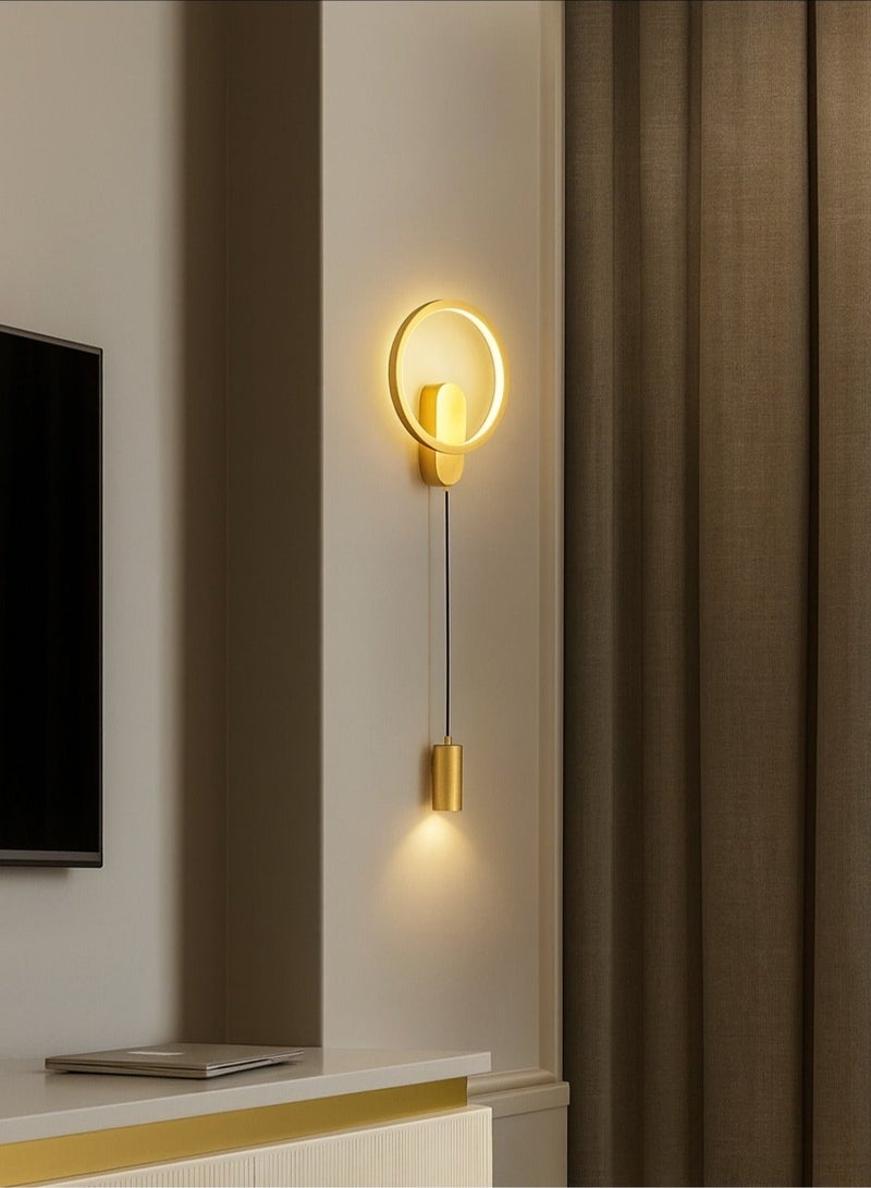 الثريات مصباح جداري مودرن 9 سم LED – إضاءة حائط فاخرة للمنزل والفندق بتصميم أنيق وعصري - Image 2