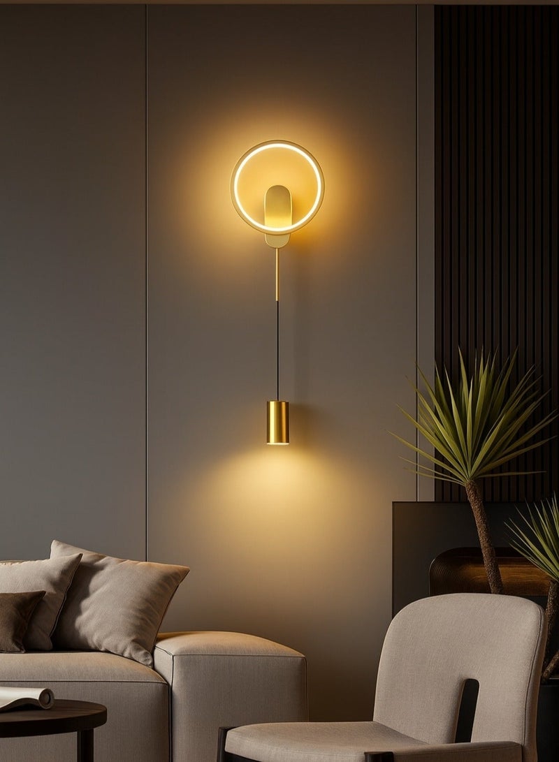 الثريات مصباح جداري مودرن 9 سم LED – إضاءة حائط فاخرة للمنزل والفندق بتصميم أنيق وعصري - Image 5
