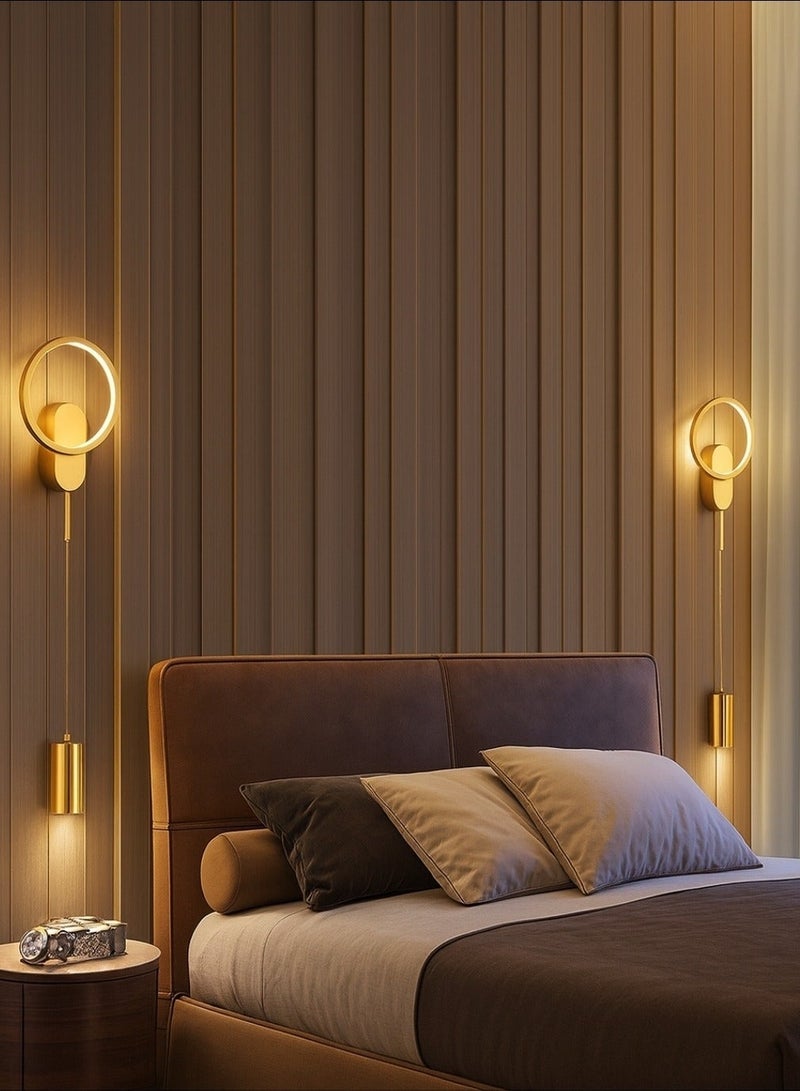 الثريات مصباح جداري مودرن 9 سم LED – إضاءة حائط فاخرة للمنزل والفندق بتصميم أنيق وعصري - Image 4