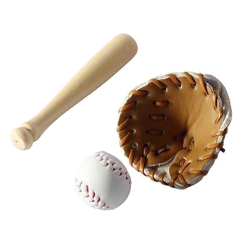 Baby Girl Baseball Photo Prop Set Pink 3 Piece Newborn Photography Outfit - Image 2