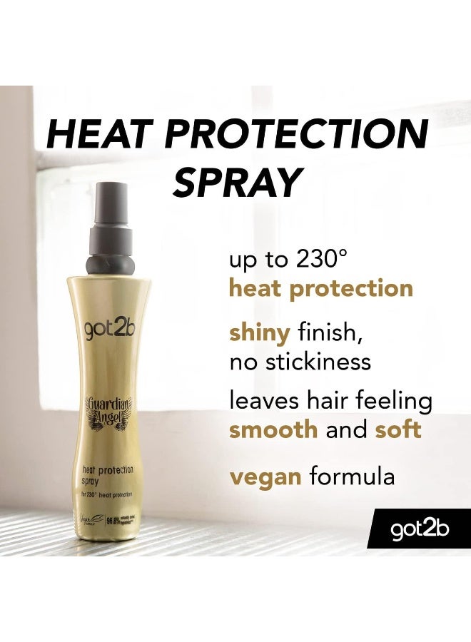Got2b Up to 230 degrees Heat Protection Hair Spray, Contains Argan Oil, Silicone Free, 200ml - Image 2