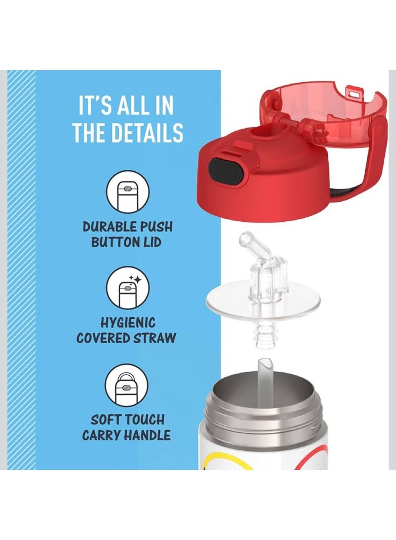 ترموس زجاجة مياه فانتينر من ثيرموس سعة 12 اونصة، ستانلس ستيل - Image 3