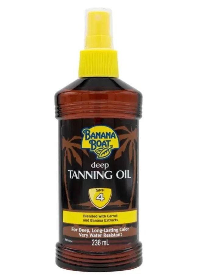 BANANA BOAT Deep Tanning Spf 4 Oil 236ml - Image 1