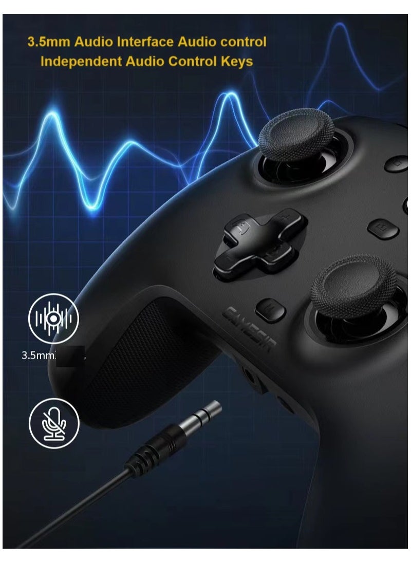 General - Gamepad GameSir G7 Wired Gaming Controller for Xbox Series X/S, Xbox One, Windows 10/11 Mappable Buttons with Hall Effect Joysticks/Hall Trigger, 3.5mm Audio Jack Swappable Faceplates - Image 1