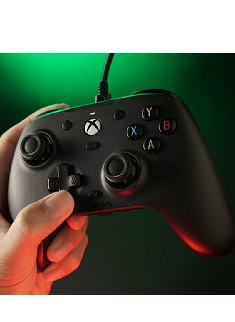 General - Gamepad GameSir G7 Wired Gaming Controller for Xbox Series X/S, Xbox One, Windows 10/11 Mappable Buttons with Hall Effect Joysticks/Hall Trigger, 3.5mm Audio Jack Swappable Faceplates - Image 1