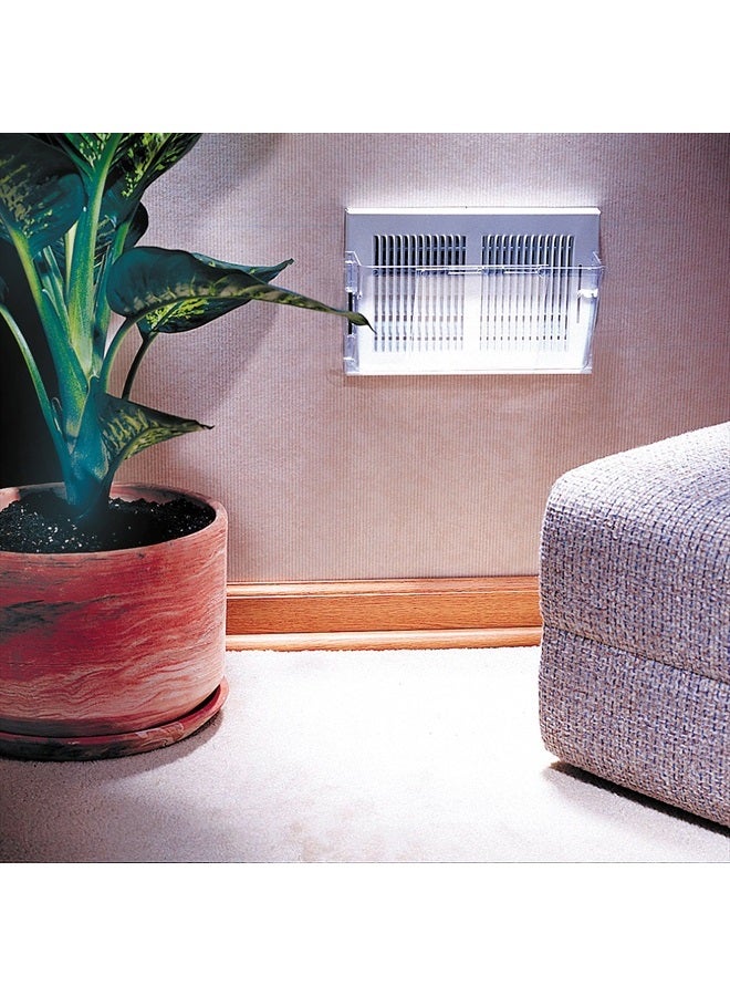 Deflect-O Deflecto Air Deflector for Sidewall Register, Adjustable from 10” to 16” Wide, Clear (51) - Image 2