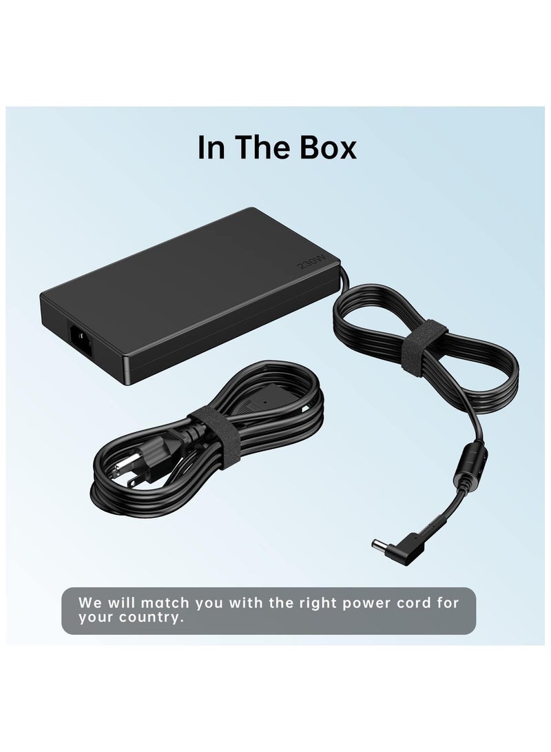 Max Power 230W Laptop Charger for Acer Predator Helios 300 PH315-53 PH315-54 PH315-53-72XD Acer Predator Triton 300 PT315-53 Triton 500 PT515-52 PT515-52-73L3 Acer Nitro 5 16 17 AN16-51 AN17-71 Power Adapter  - Image 4