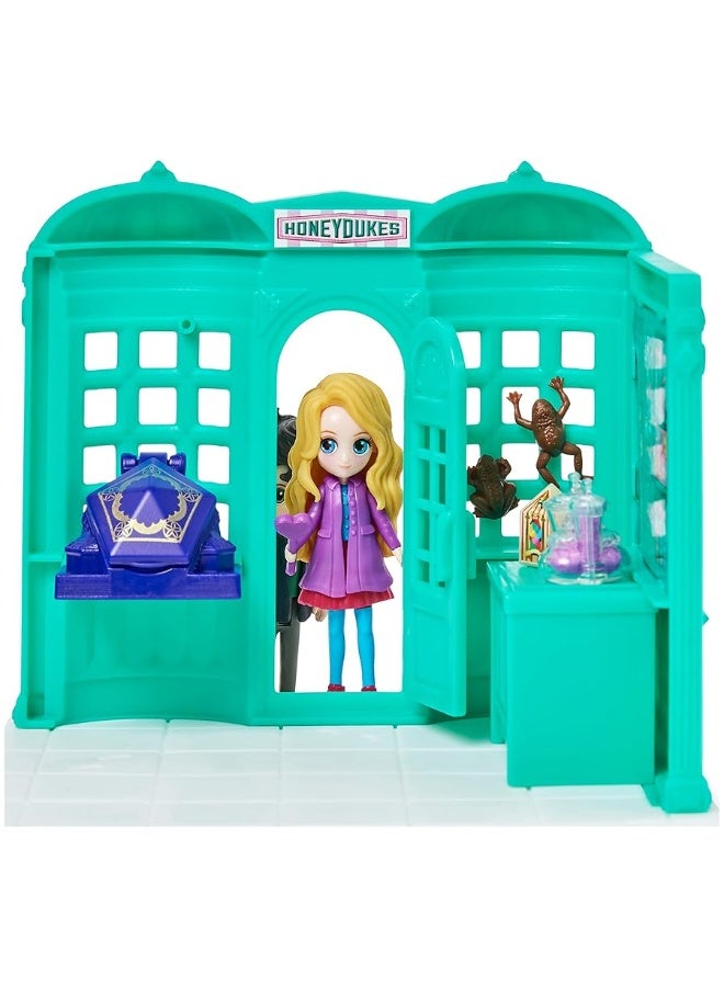 Wizarding World Harry Potter, Magical Minis Honeydukes Sweet Shop with 2 Exclusive Figures and 5 Accessories, Kids Toys for Ages 6 and up - Image 2