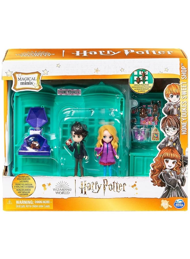 Wizarding World Harry Potter, Magical Minis Honeydukes Sweet Shop with 2 Exclusive Figures and 5 Accessories, Kids Toys for Ages 6 and up - Image 3