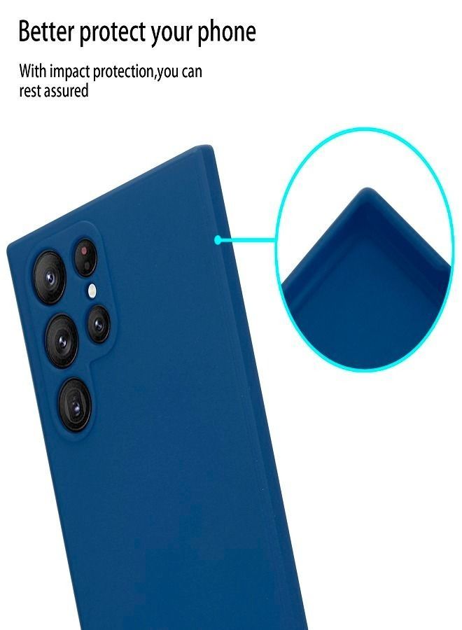 جراب Galaxy S22 Ultra جراب نحيف ومتين ومتين ومقاوم للصدمات لهاتف Samsung Galaxy S22 Ultra Blue - Image 2