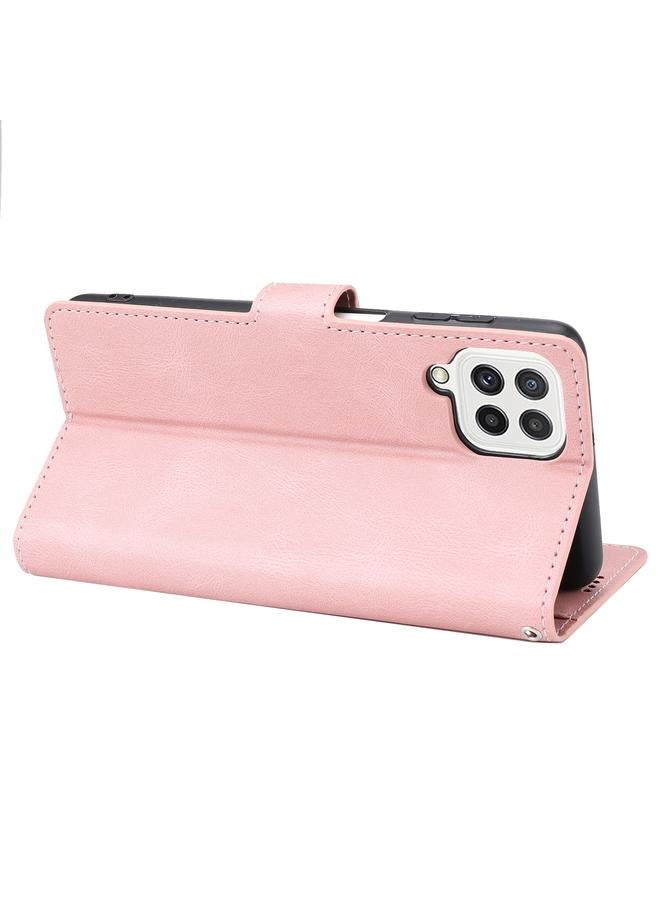 اس-توب جراب لهاتف Samsung Galaxy A22 4G / M32 4G Fantasy Classic Skinfeel Calfskin texture Magnetic buckle أفقي قابل للطي من جلد البولي يوريثان مع حامل وفتحة بطاقة ومحفظة - Image 5