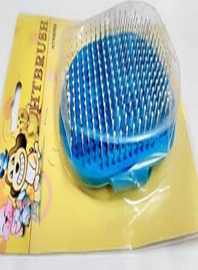 OR Washing brush for pet animals - blue