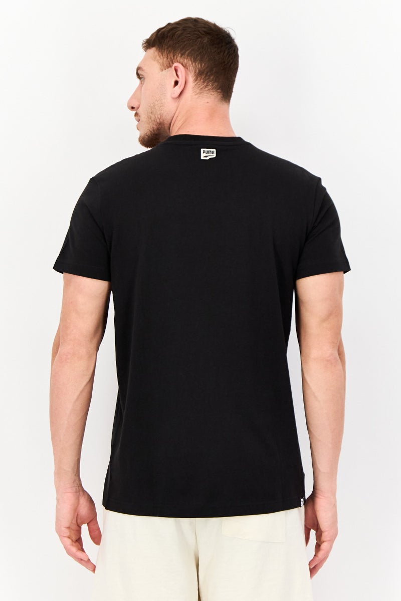 PUMA Men Sportswear Fit Short Sleeves Outdoor T-Shirt, Black - Image 2