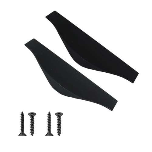 VOLO 6 Inch Aluminium Kitchen Profile Handle – Sleek and Durable Handle for Modern Kitchen Drawers, Cabinets, and Furniture Pulls (128mm) (2, Black) - Image 1