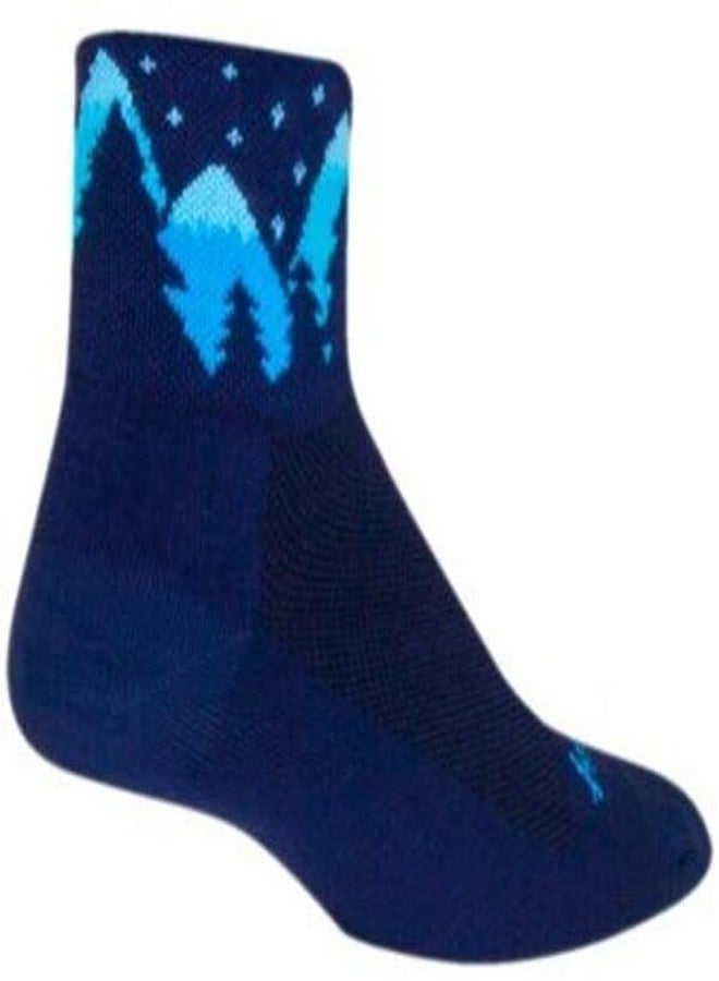 SockGuy Unisex Midnight 3in Ankle Athletic Cycling/Running Socks (US, Alpha, Small, Medium, Regular, Regular, Midnight) - Image 2