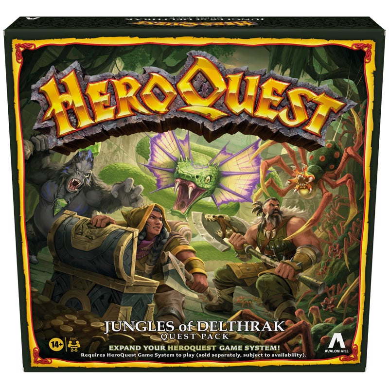 Avalon Hill HeroQuest Jungles of Delthrak Quest Pack Roleplaying Games Ages 14 2 to 5 Players Requires HeroQuest Game System to Play - Image 2