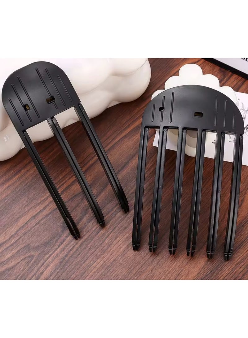 2 Pieces ABS Plastic Hair Root Booster Clip Slouchy Person Hair Volumizer Bangs Fixer Hair Accessory Tool For Year-Round Use Can Also Be Used As A Comb - Image 1