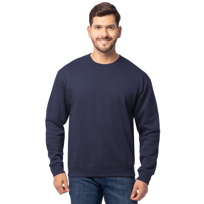 Fruit of the Loom Men's Eversoft Fleece Sweatshirts & Hoodies, Sweatshirt-Navy, Medium - Image 5