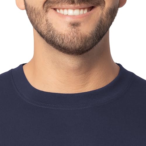 Fruit of the Loom Men's Eversoft Fleece Sweatshirts & Hoodies, Sweatshirt-Navy, Medium - Image 2