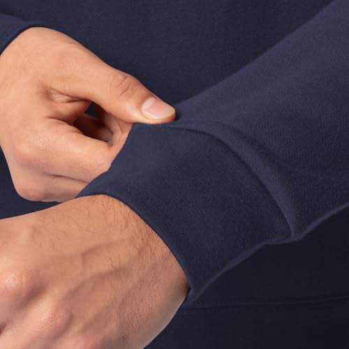 Fruit of the Loom Men's Eversoft Fleece Sweatshirts & Hoodies, Sweatshirt-Navy, Medium - Image 3