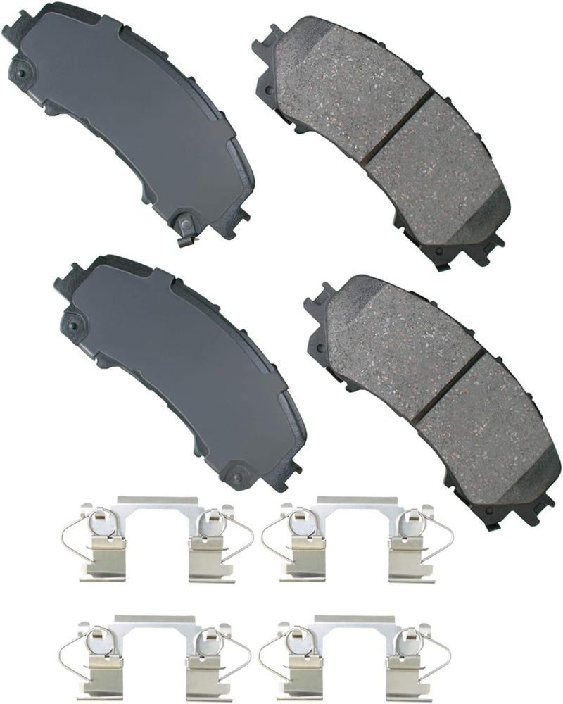 Akebono Brake Pad Set (ACT1736) - Ultra-Premium Ceramic Brake Pads for Passenger Cars
