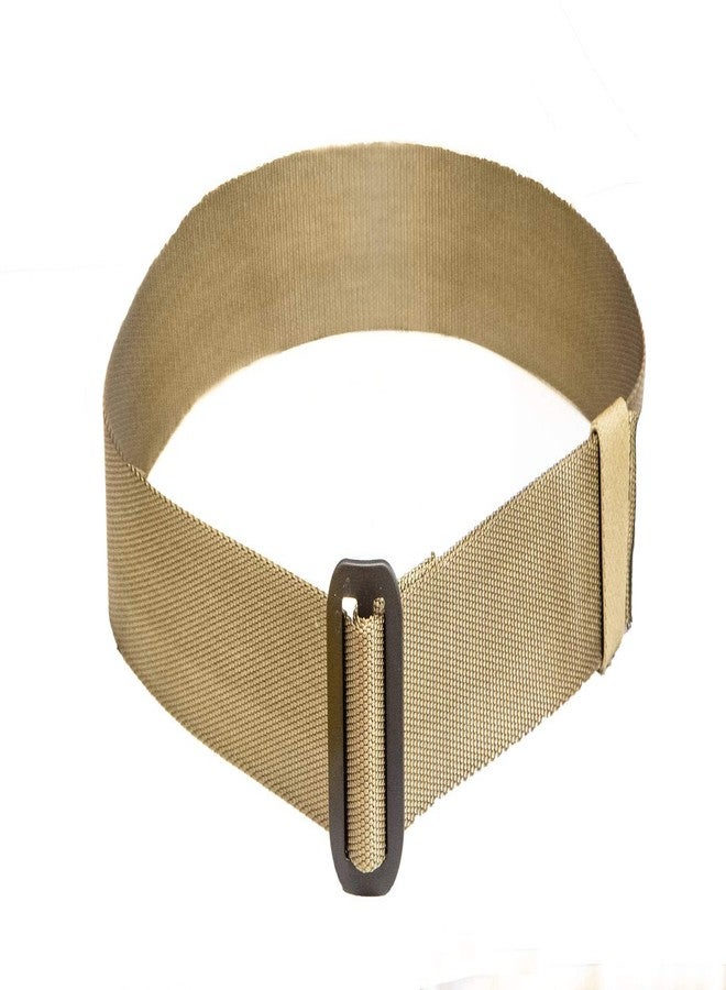 Raine Tactical Gear Military Rigger Belt, Heavy Duty, 1 3/4 inch, Nylon, Tan, Adjustable, Durable, Unisex, Large, Made in USA