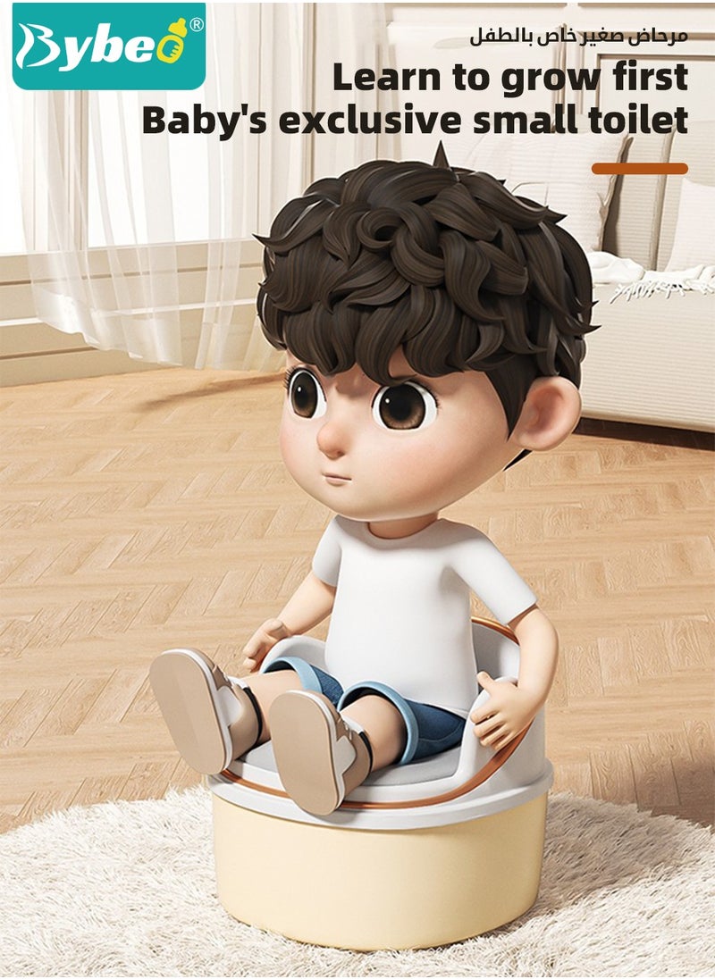 Bybeo 3-In-1 Multifunctional Potty Training Seat, Removable Design Toilet Train Seats, Potties Chair for Kids Toddlers Boys Girls, Portable Children Travel Toilets, with 100 Clean-Bag, Toilet-Brush  - Image 2