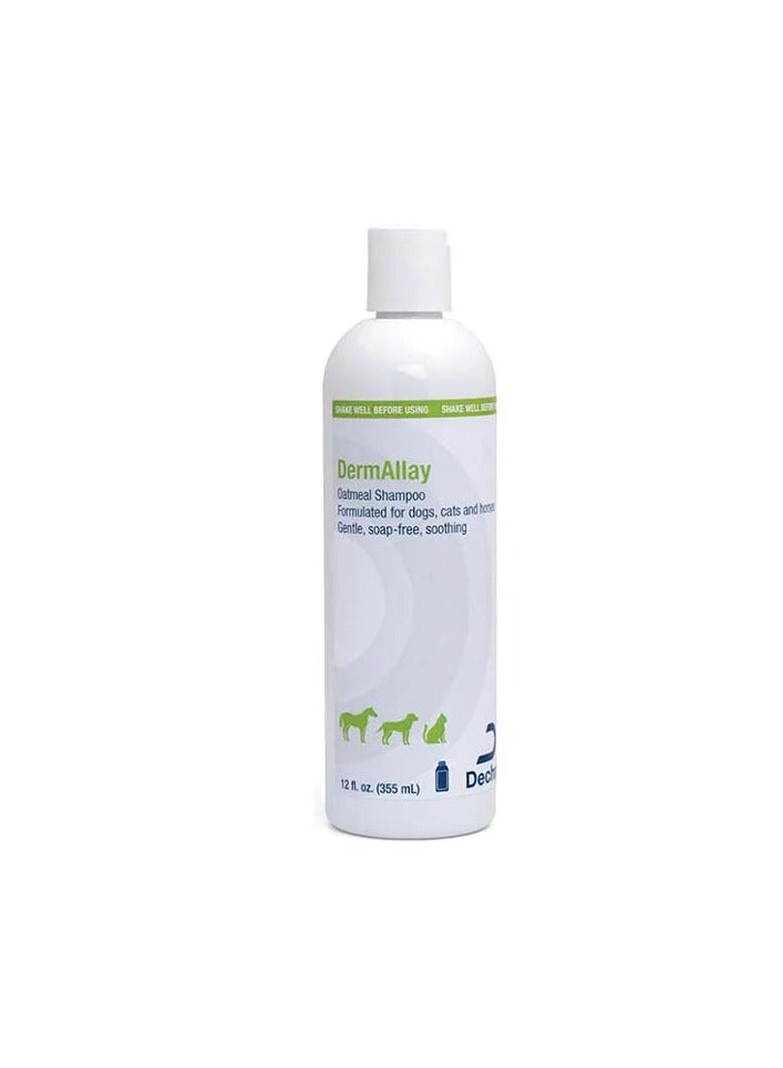 Dechra DermAllay Oatmeal Shampoo For Dogs, Cats and Horses 355 ML - Image 1