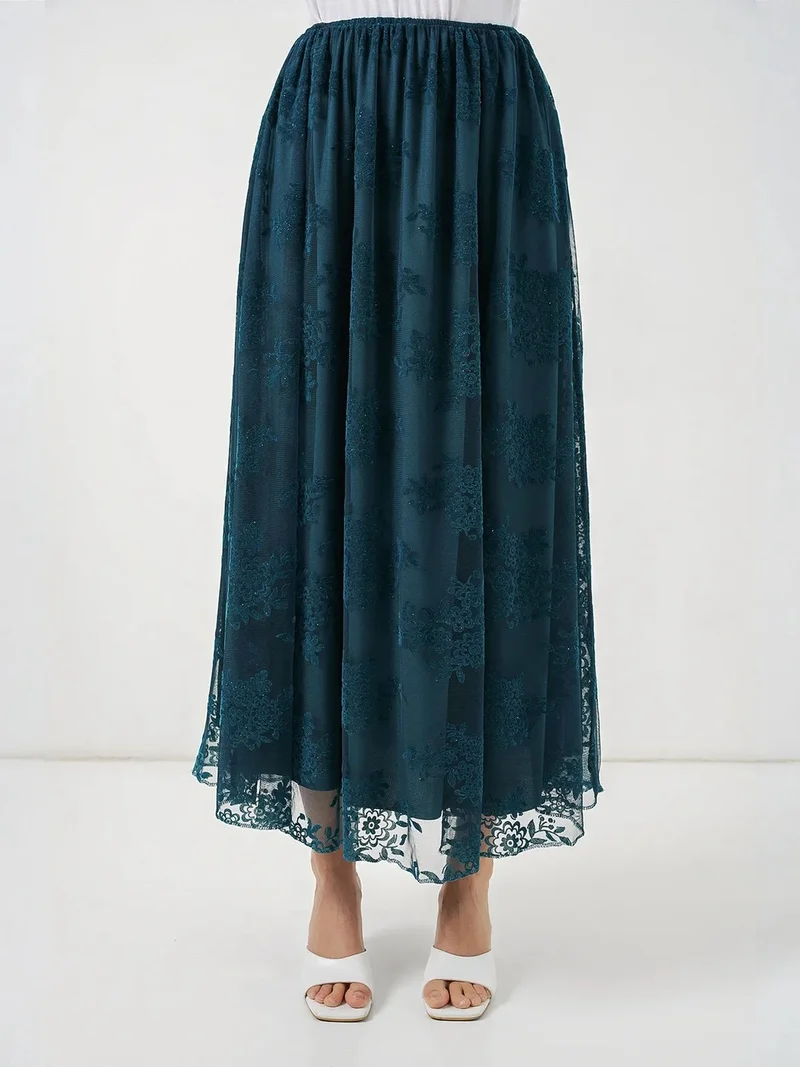 بيغ دارت BDART Floral High Waist Maxi Skirt