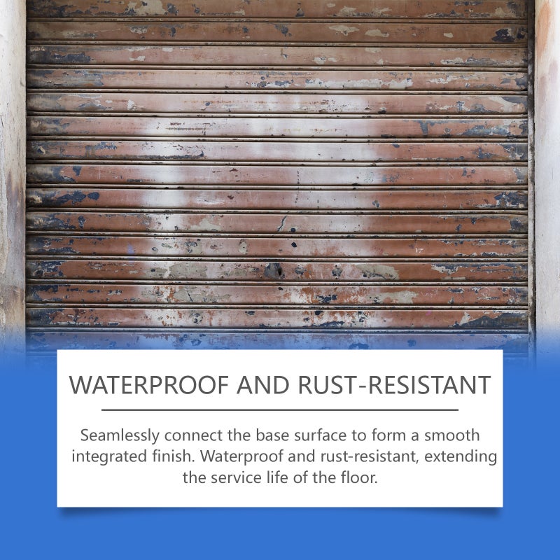 Jaysuing Gray Water-Based Epoxy Floor Paint Waterproof Coating Anti-Crack Anti-Wear Durable Long-Lasting Quick-Drying Paint - Image 4