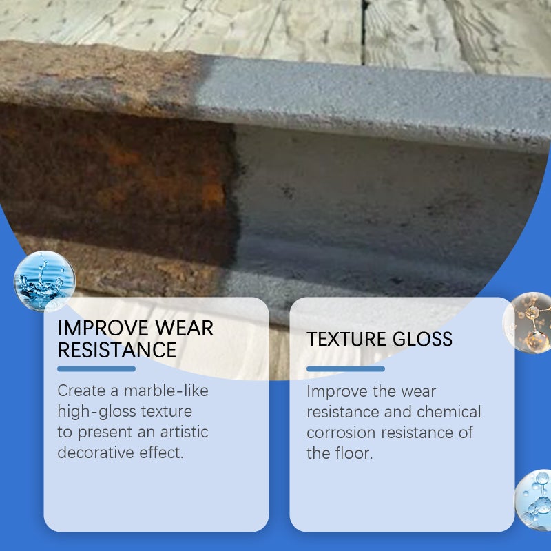 Jaysuing Gray Water-Based Epoxy Floor Paint Waterproof Coating Anti-Crack Anti-Wear Durable Long-Lasting Quick-Drying Paint - Image 3