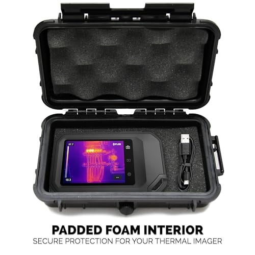 CASEMATIX Waterproof Case Compatible with Flir C5, C2, C3 Thermal Imager, Seek Shot pro, PerfectPrime Infrared Cameras with Rugged Exterior, Case Only - Image 2