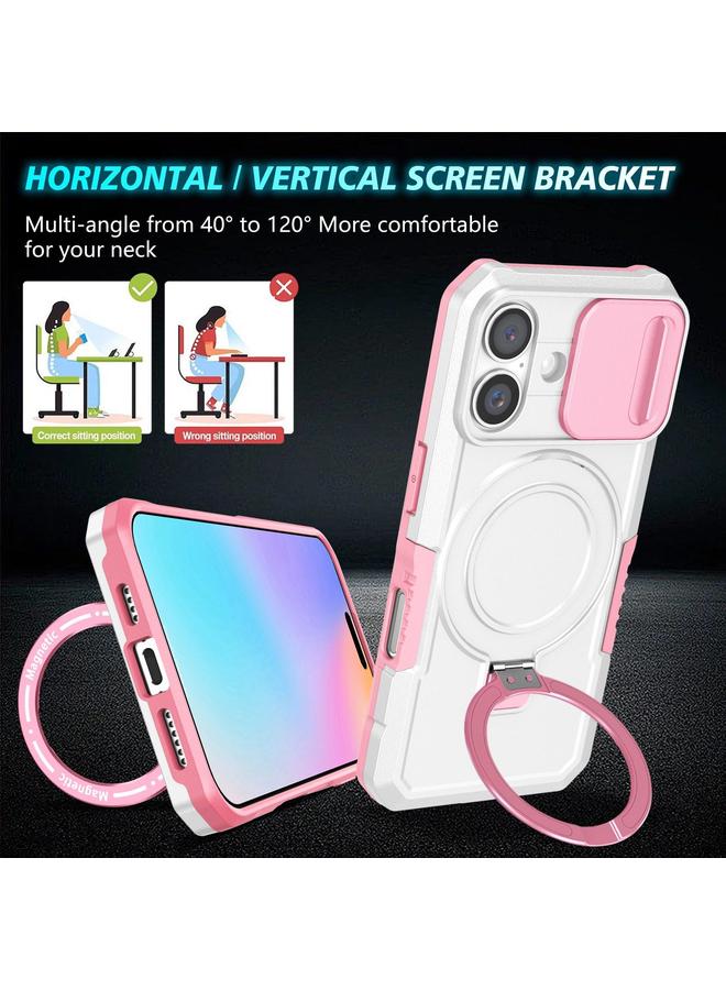 S-TOP Case For iPhone 16 Sliding Camshield MagSafe Holder TPU Hybrid PC Phone Case - Image 2