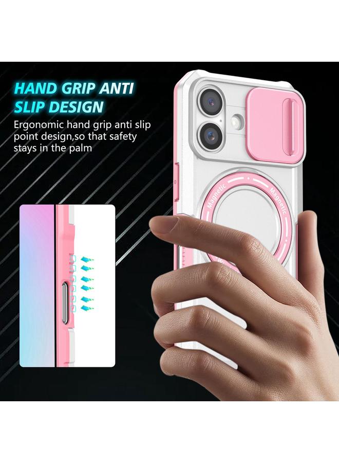 S-TOP Case For iPhone 16 Sliding Camshield MagSafe Holder TPU Hybrid PC Phone Case - Image 3