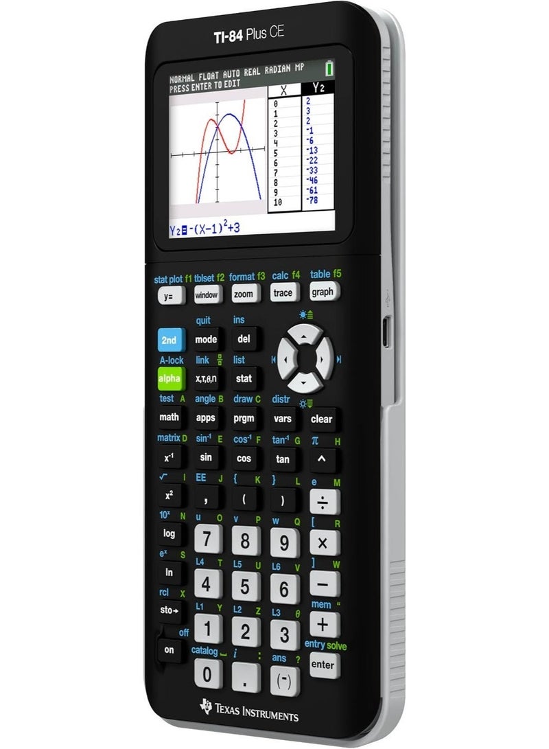 Texas Instruments TI-84 Plus CE Graphing Calculator, Black 7.5 Inch - Image 2