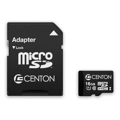 Centon Electronics Micro SD Card, Ultimate Memory Card for Phones, Tablets, Cameras, and More, 16GB - Image 1