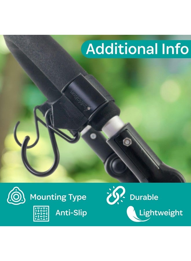 BuggyGear Boutique Buggy Hooks Set of 2 by Buggygear - A Perfect Accessory for Your Baby Stroller or Jogger - Hang Your Purse, Diaper Bag, or Shopping Bags with Ease - Great for Large Bags That Wont Pack Well - Image 4