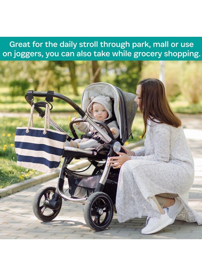 BuggyGear Boutique Buggy Hooks Set of 2 by Buggygear - A Perfect Accessory for Your Baby Stroller or Jogger - Hang Your Purse, Diaper Bag, or Shopping Bags with Ease - Great for Large Bags That Wont Pack Well - Image 1