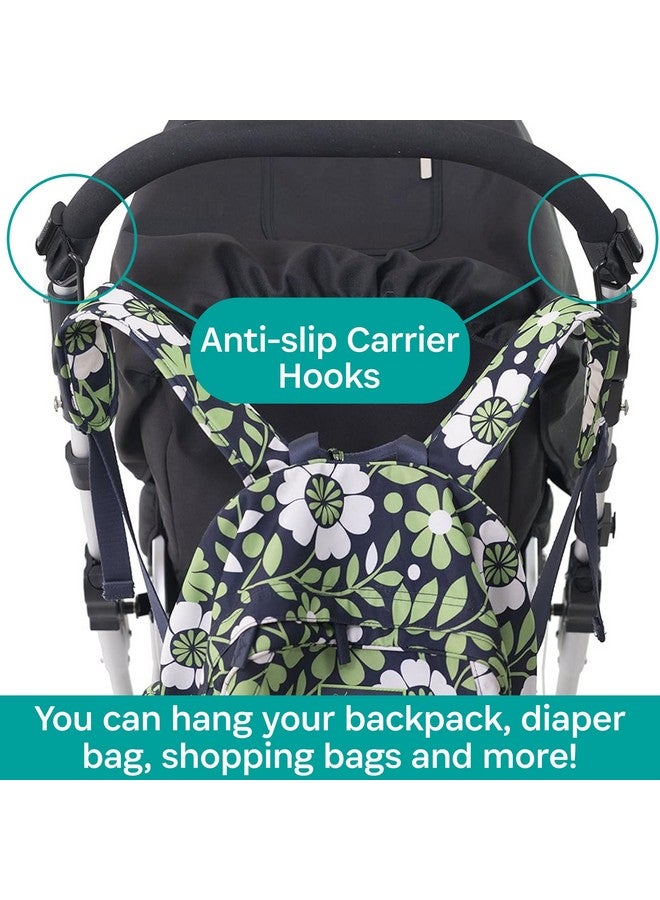 BuggyGear Boutique Buggy Hooks Set of 2 by Buggygear - A Perfect Accessory for Your Baby Stroller or Jogger - Hang Your Purse, Diaper Bag, or Shopping Bags with Ease - Great for Large Bags That Wont Pack Well - Image 3