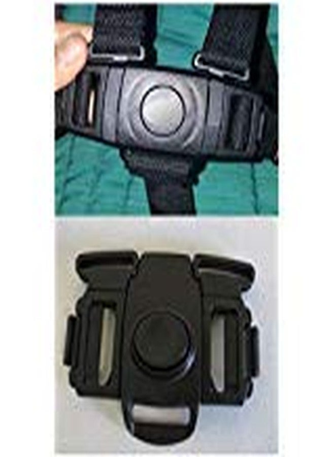 Black 5 Point Harness Buckle Clip Replacement Part Seat Safety for Graco FastAction and FastAction 2.0 Stroller for Babies, Toddlers, Kids, Children 5E