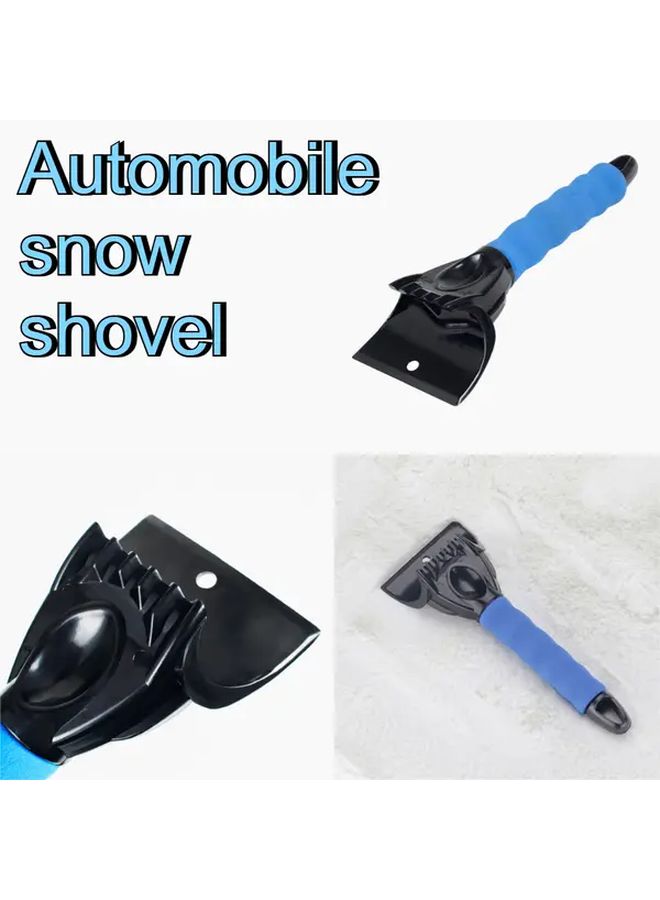 Blue Heavy Duty Car Snow Shovel with Non Slip Grip Ice Removal Tool for Vehicles - Image 1