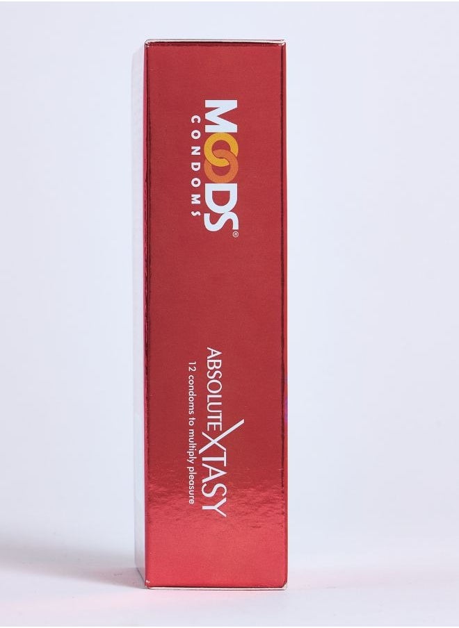 Moods - Absolute Xtasy Condoms 12 Pcs - Image 1