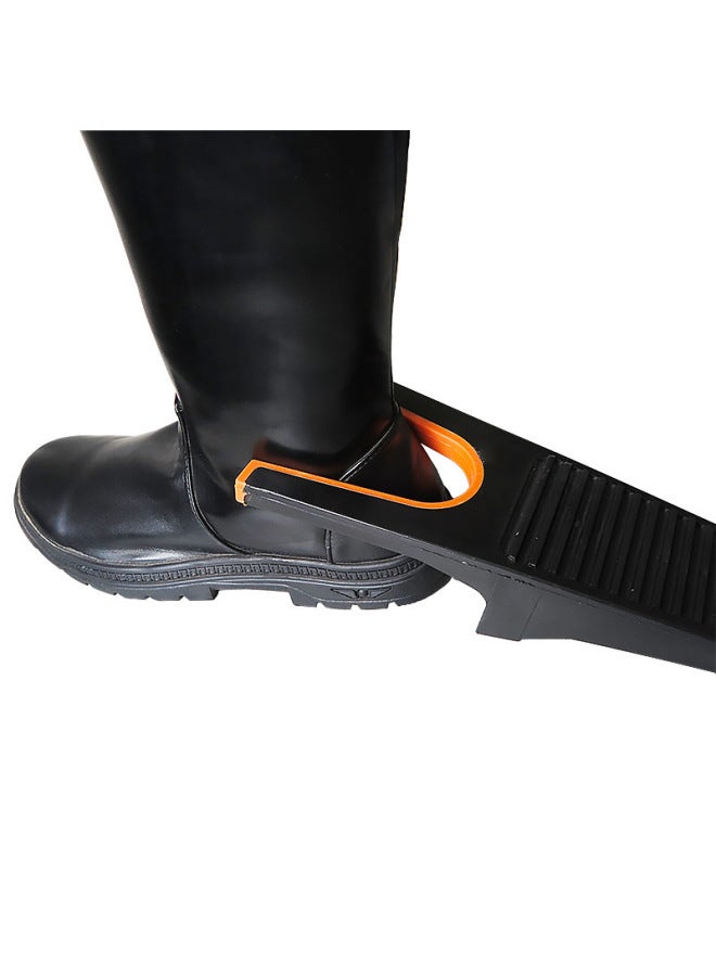 Shoe Stripper Leather Shoes Boots Shoe Stripper Inner Mouth Inlaid With Colored Soft Rubber PP TPE-Specification:Blue U-shaped Mouth  - Image 3